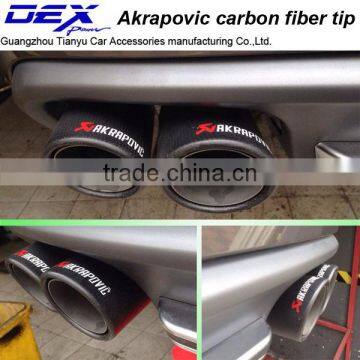 New Style High Quality Akrapovic Carbon Fiber Exhaust Tip photo-3