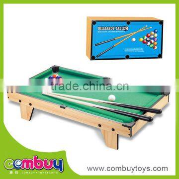 Kids Indoor Toy Play Set Mini Wood Snooker Table Game