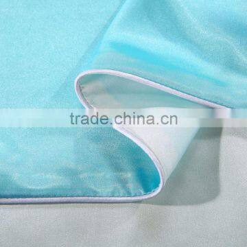 2016 Hot Silk Quilt White And Blue Satin Sheets Bed Linen Cotton Solid Satin Duvet Cover Set 4Pcs Of Bedding Sets. photo-5