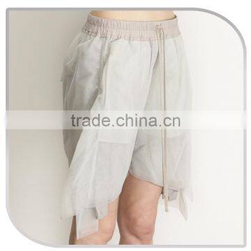 Thin Chiffon Fabric Special Design UK High Street Ladies Shorts photo-4