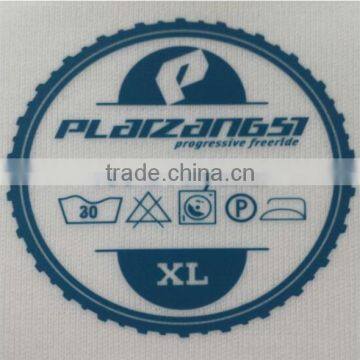 high elasticity screen garment label transfer