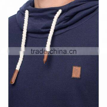 Low MOQ Plain Dyed Dusty Light Army Green Pullover Hoodie Swearshirt for Man