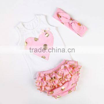 Wholesale Baby Clothing Set , Gold Baby Cotton Outift, New Style Clothes in Stock photo-6
