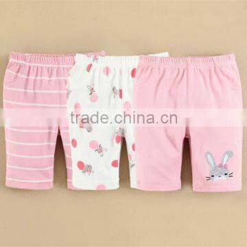 mom and bab 2015 baby clothing 100% cotton baby girl pants