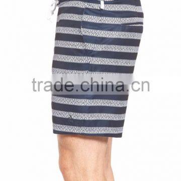 Custom Made Pattern Stripe Volley Swim Trunks Global Appeal Adult Swim Shorts Boy's Swim Trunks With Care Label photo-3