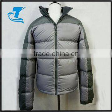 Men Bubble Green Steal Down Jacket