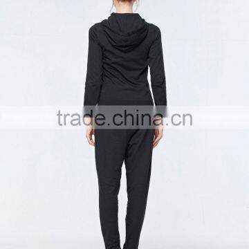 Wholesale Black Plain Hoodies for Women photo-3