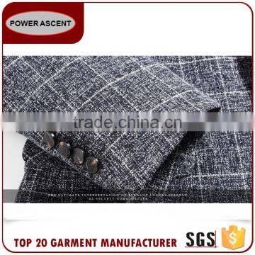 Wholesale Custom Style Fashion Suit Jacket Blazer Checked Men'S Suits For Sale photo-5