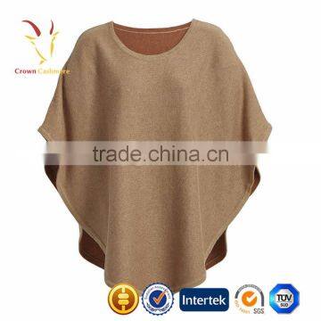 Women Merino Wool Knit Plus Size Ponchos photo-4