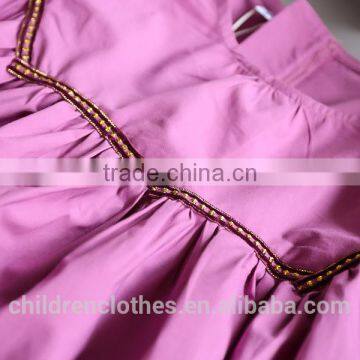 Children Frocks Designs Wholesale Baby Clothes Suspenders Breathable Girl High Waist Dress