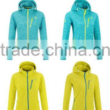 High Quality Cheap 100 Polyester Fleece Hoodie Outdoor Jacket Women photo-6