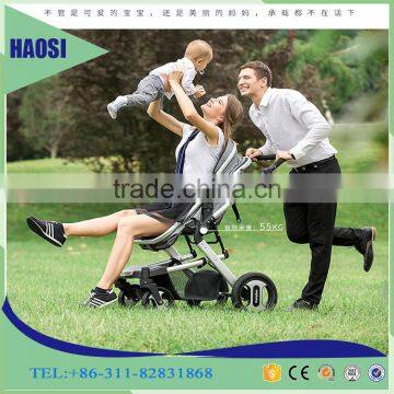 Sliding Baby Carriage / Baby Prams Luxury Baby Carriage 3 in 1 / Strong Kids Baby Stroller on Sale