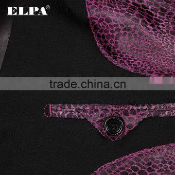 ELPA Latest Design Handsome Black Kids Suits Three Pieces Boys School Uniform Suits photo-3