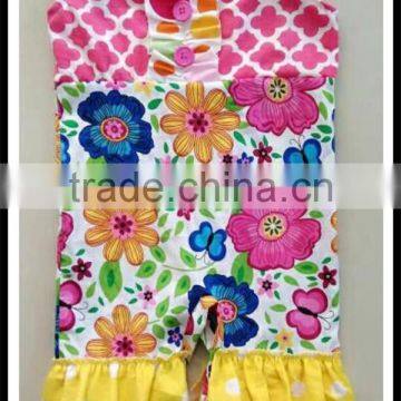 Bulk Sale Cheap Blank Infant Sleeveless Romper New Floral Damask Baby Girl Summer Straps Romper Cute Cheap Onesie Rompers photo-6