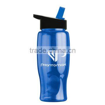 USA Made 27 oz Transparent Sports Bottle With Flip Straw Lid - BPA/BPS-free, FDA Compliant and Comes With Your Logo photo-6