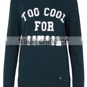 2016 Wensfashion Sweatshirt Shop Costume Women Leather Long Sleeved Pullover Sweatshirts photo-5