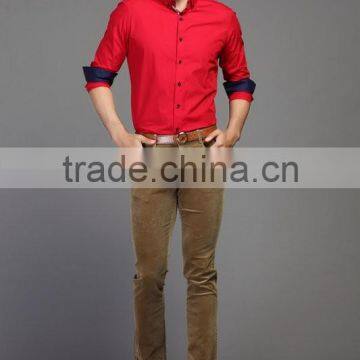 2015 Mens Fashion Dress Shirts,double Collar Stylish Dress Shirts photo-6