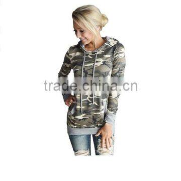 Womens Camouflage Printing hoodies Camouflage Printing