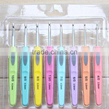 2016 NEW High Quality 8PCS Sofe Plastic Crochet Hooks/Knitting Needles photo-4