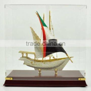 Wholesale 201 new design diamond dhow model with company souvenir gift