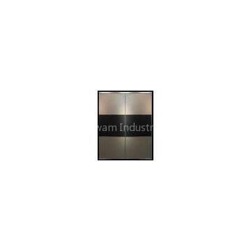Modern Aluminum Sliding Doors, Bedroom Upholstered Wardrobe Door With Leather And MDF