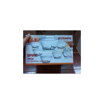 LongRun 7pcs Dinner Ware Glass Bowl Sets photo-3