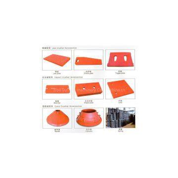 mantle for cone crusher wear parts/ cancave