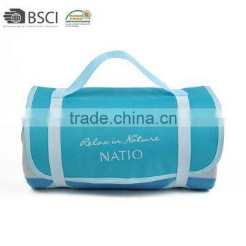 Bsci Factory Promotional Portable Foldable Large Travel Picnic Blanket Waterproof