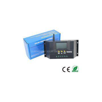 QueensWing 12/24V 30A PWM Solar Charge Controller With LCD Display