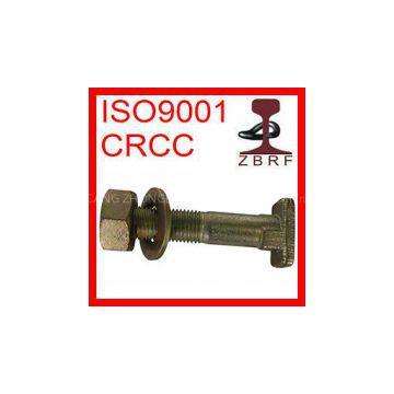 Zinc Plated Insert Bolt With Nut and Washer for Railway photo-3
