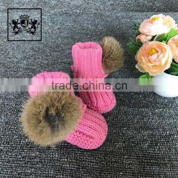 Autumn Cute Hand Knit Shoes Kids Winter Baby Boots