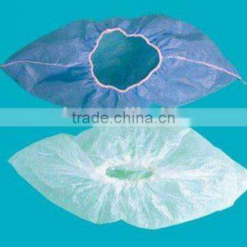 Medical supply/disposable blue color PP non-woven anti-dust shoe cover