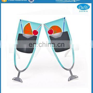 Novelty Lemon Juice Bottle Shape Party Sunglasses