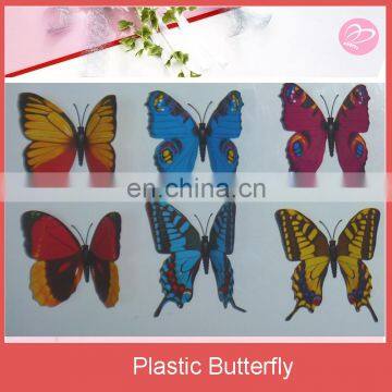 MINI paiting plastic butterfly decoration