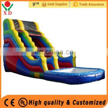 Hot selling Dual Lane Water Slide , inflatable wet slide for supply