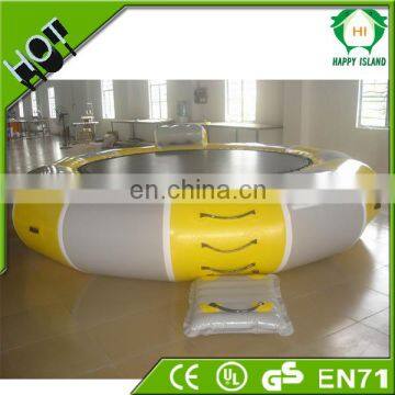 Fun inflatable water trampoline for sale,inflatable trampoline on water,inflatable floating water trampoline