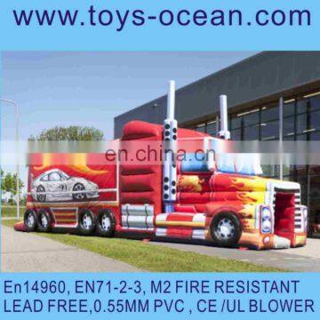 inflatable fire truck obstacle course ,inflatable firetruck obstacle game ,adult inflatable obstacle course