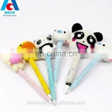 customize cute animal shaped plush pencil hat