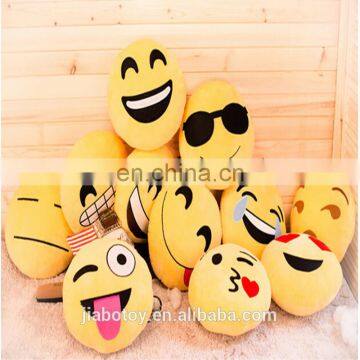 Emoji pillow Cartoon pillow super soft plush manufacture price,high quality emoji plush toy