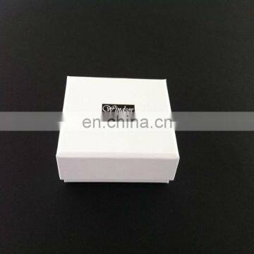 High quality custom white paper jewelry box