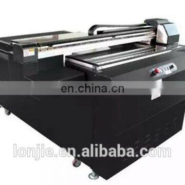 White and black leather uv printer with flexible ink