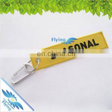 Lovely cloth key chains with custom logo, promotional keychains in OEM