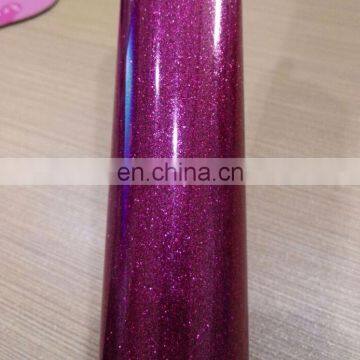 Factory Directly Sell! Best Quality PU PVC Flock Glitter Metallic Heat Transfer Vinyl for Clothing photo-3