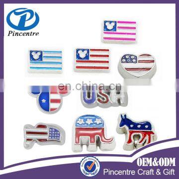 Wholesale Bulk Custom Metal Piercing American Flag Jewelry