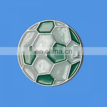 custom iron pin badge football