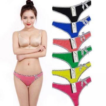 Yun Meng Ni Sexy Underwear Soft Cotton Women's Panties Factory Price Ladies Sexy Thongs