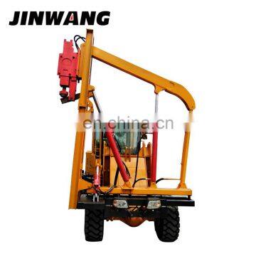 Highway Hydraulic Press Guardrail Driving Pile Driver for Public Guardrail photo-4
