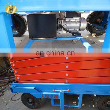 7LSJY Shandong SevenLift 6-18m Trailing Articulated Hydro Picking Scissor Used Motorcycle Lift Table Sale photo-6