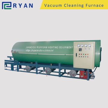 vacuum calciner for clean PP/PE/PA/ABS from extrusion screen and filter mesh in chemical fiber industry