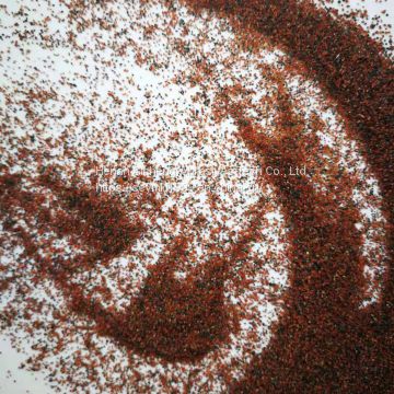 Garnet sand 30-60# for blasting on workpiece surface